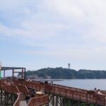 5/20バスハイク_水族館からの江の島の眺め